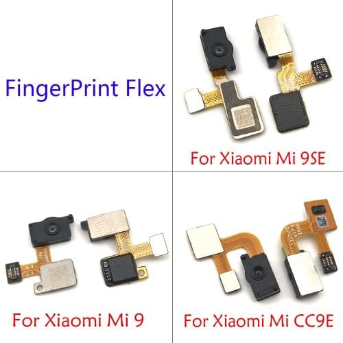 New Home Button Fingerprint Sensor Flex Cable For Xiaomi Mi9 Mi 9 Se 9Se / Mi A3 CC 9E CC9e Home Button Flex