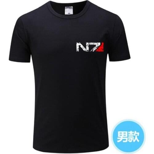 2020 New Games N7 Mass Effect 3 T Shirt Men Systems Alliance Military Emblem Game TShirts Women Tee T-Shirt 15Color Men TShirt