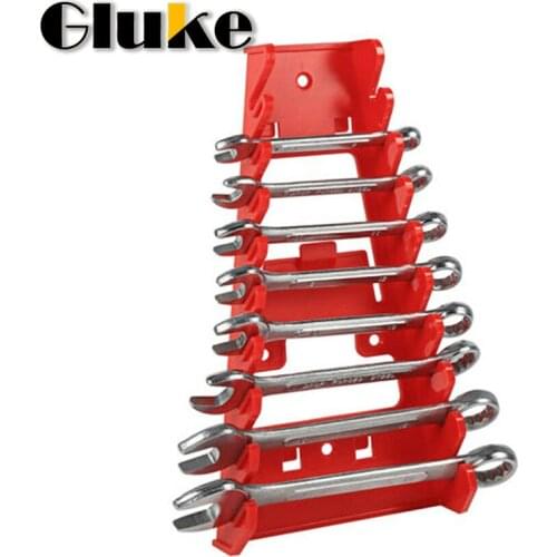 Plastic Wrench Organizer Tray Sockets Storage Tools Rack Sorter Standard Spanner Holders Wrench Holder