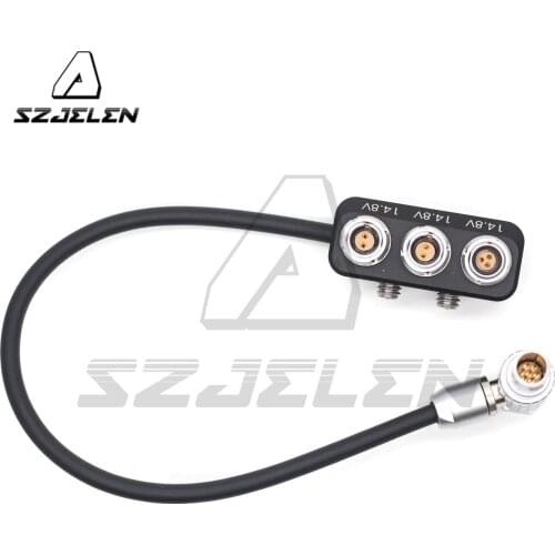 Alexa mini EXT 7pin to female RS 3 pin Remote Run Stop Boot Conversion cable and Dual 0B2pin power Distributor