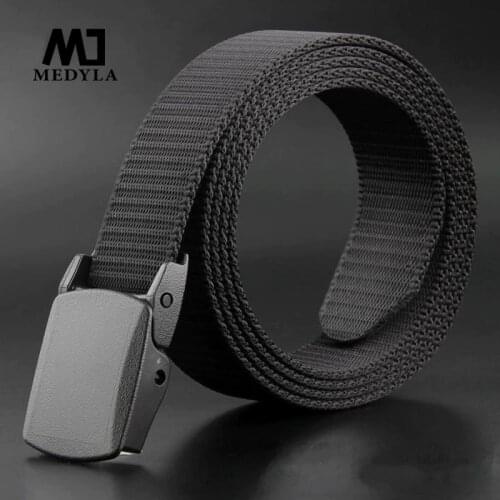 Medyla Good Quality Nylon Belts for Men Belt Casual Style Male Strap Tactical Belts Ceinture Homme Dropshipping