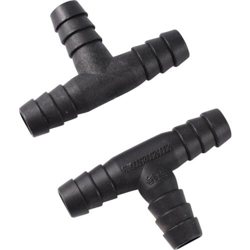 9.5mm Plastic Dripper Watering Plants Tee for Hose Connector Joint Hose Outdoor Irrigation Tools Hose Adapter 5 Pcs