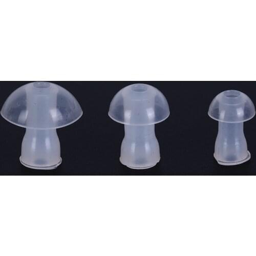 Hearing Aid Earplug Ear Plugs Eartips Domes with Sound Tube Tubes + Domes (L M S) Size Hearing Aids Accessories 1set