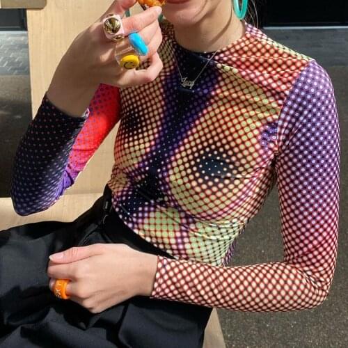 Female Pullover,Polka Dots Print Round Neck Long Sleeve Tops Blouse for Summer Fall,Hot Outfits Women-Clothing Purple/Khaki/Blue