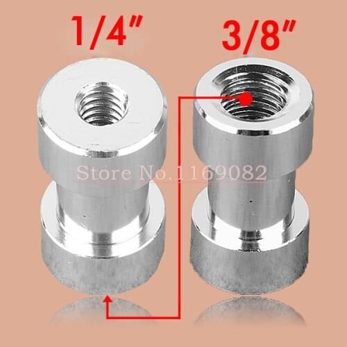 10pcs New 1/4"-3/8" Tripod Screw to Light Umbrella Holder Adapter