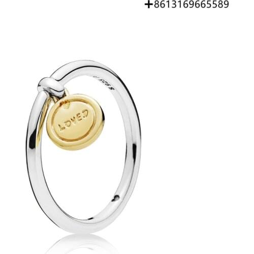 100% 925 Sterling Silver Original Replica 1:1 Love Medal Ring Factory Direct Batch Free