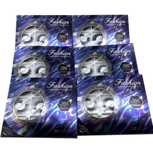 12 Pairs Multipack 3D Soft Mink Hair False Eyelashes Handmade Wispy Fluffy Long Lashes Natural Eye Makeup Tools Faux Eye Lashes