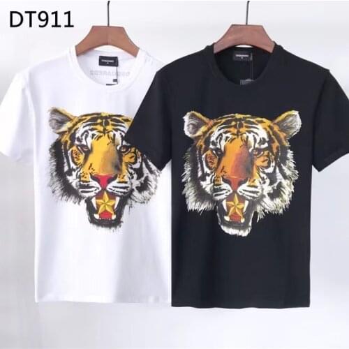 2021 Fashion Ttrend Dsquared2 Mmens Premium Printed T-Shirt DT911