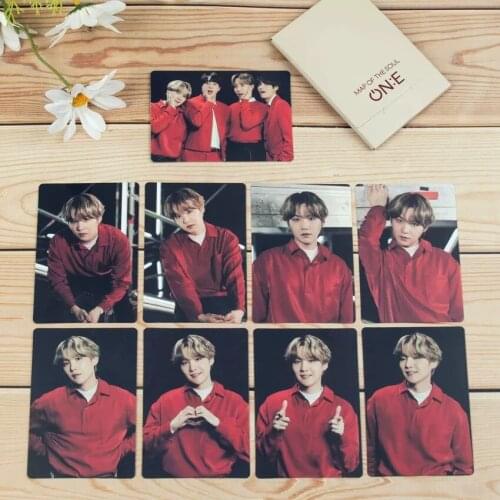 8pcs/set KPOP Bangtan Boys New Album MAP OF THE SOUL ON:E LOMO Cards Photocards Poster JIMIN JIN SUGA J-HOPE JUNG KOOK Gifts