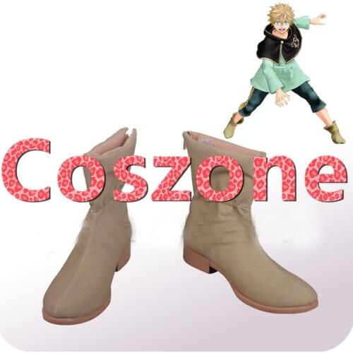 Black Clover Luck Voltia Cosplay Shoes Boots Halloween Cosplay Costume Accessories
