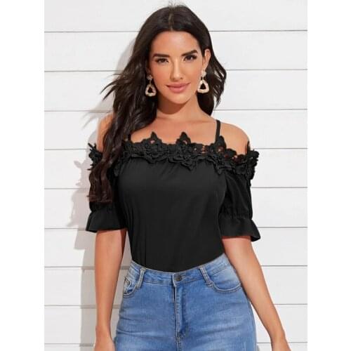 DBHFYK Women's Off Shoulder Tops