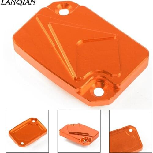 For125200390 125 200 390 Motorcycle Aluminum Orange Accessories Cylinder Cover Cap Fluid Reservoir Caps