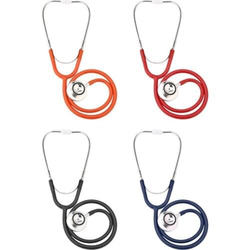 Double-sided Stethoscope Single Tube Doctors Nurse Professional Cardiology Stethoscope Aluminium Alloy Chestpiece Health Care