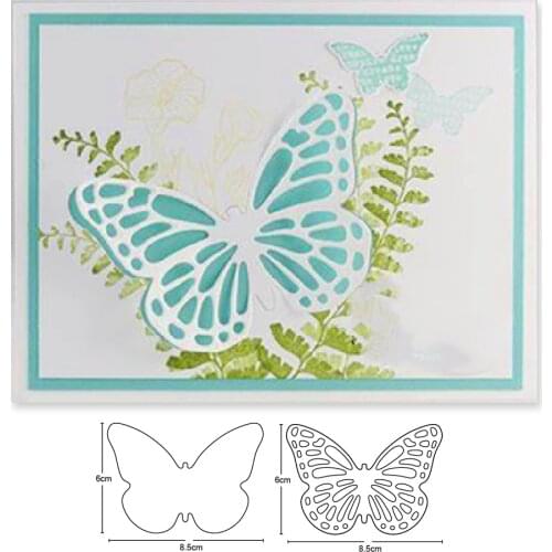 Two Level Butterfly Dies Metal Cutting Dies 2020 Stencils for Scrapbooking Album Craft Die Cut for Card Making Decor Embossing