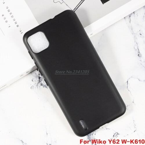 Dirt-resistant Back Cover For Wiko Y62 Y51 Y61 Y50 Soft Black TPU Case For Estuches De Celular Wiko Y81 Y60 Y70 Y80 Coque Fundas