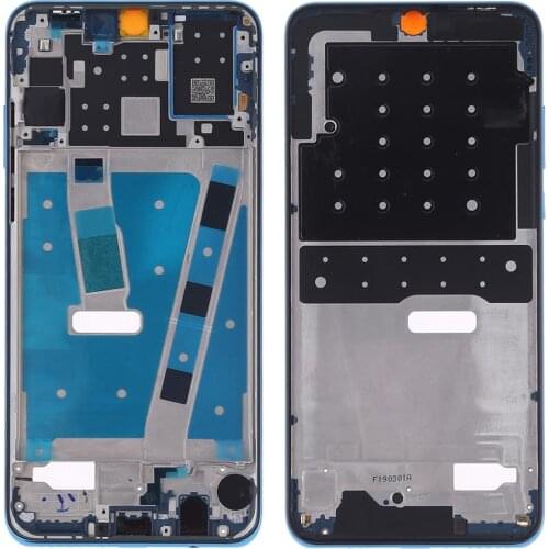 IPartsBuy Front Housing LCD Frame Bezel Plate with Side Keys for Huawei P30 Lite