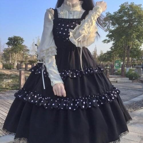 Kawaii Girl Summer Polka Dot Dresses