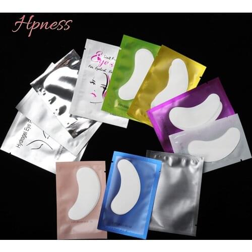 Under Eye Pads for Eyelash Extensions Lint Free Eye Gel Patches Premium Lash Pad Eye Mask 20/50/100/200/500 Pairs Free Shipping