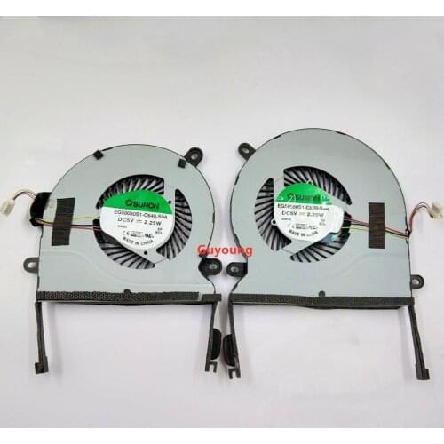 Cooling Fan For ASUS UX501J UX501 UX501JW UX501VW CPU FAN L+R EG50050S1-C630-S9A EG50050S1-C640-S9A