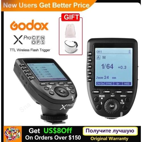 Godox Xpro Flash Trigger Transmitter Xpro-C/N/S/F/O or with TT685 for all Camera for Canon Nikon Sony Olympus Panasonic Fuji