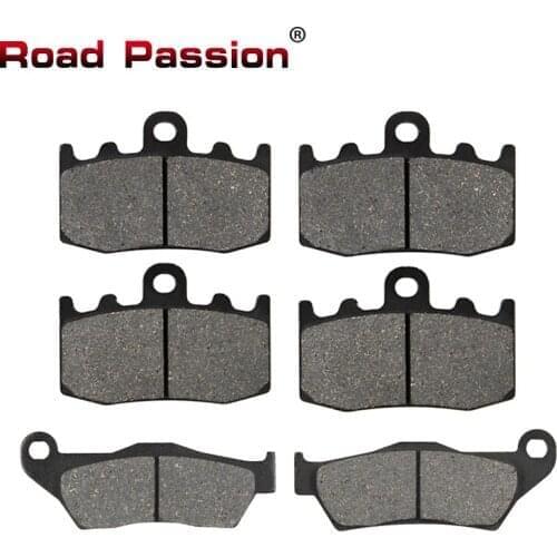 Road Passion Motorcycle Front Rear Brake Pads for BMW R850RT R1150RT K1200S K R1150 RT R1150GS 2002-2004 Adventure HP2 Megamoto