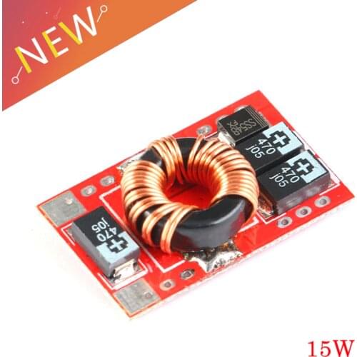 DC-DC Boost Converter 3V 3.7V 4.2V Step Up 5V 3A 15W Lithium battery Mobile Power Supply Charger Module Board LED Indicator
