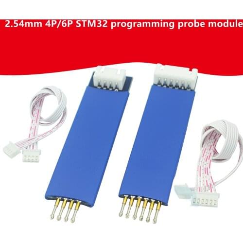 2.54mm 4P/6P STM32 programming probe module programming STM8 pogo pin