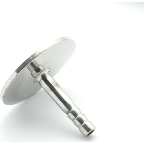 12.7mm Hose Barb x 40mm Ferrule OD 304 Stainless Steel Hex Sanitary Connector Pipe Fitting For Homebrew Fit 1" Tri Clamp