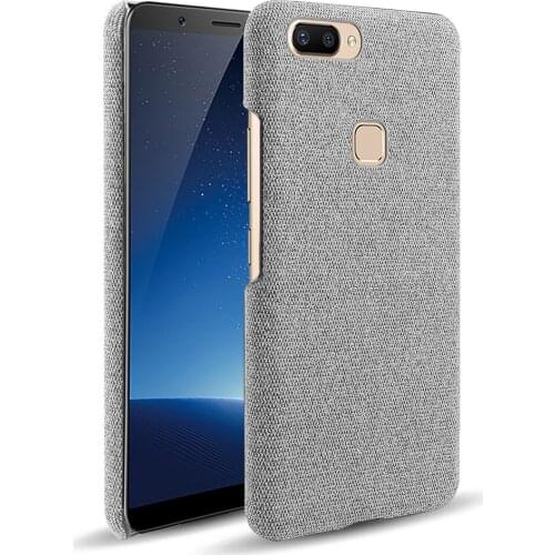 Cloth Cases For Vivo X20 X20Plus Case Slim Retro Cloth Hard Cover For Vivo X20 Plus Vivox20 X20plus Coque Funda