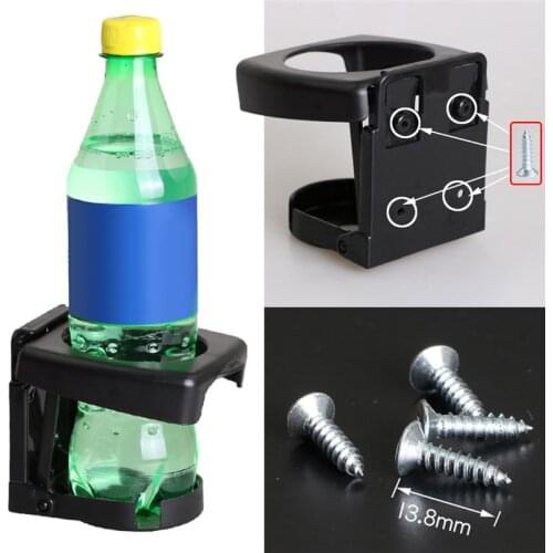 Universal Car Vehicle Truck Folding Beverage Drink Holder Bottle Stand Cup Mount For Car Van Truck Tractor Workshop Boat