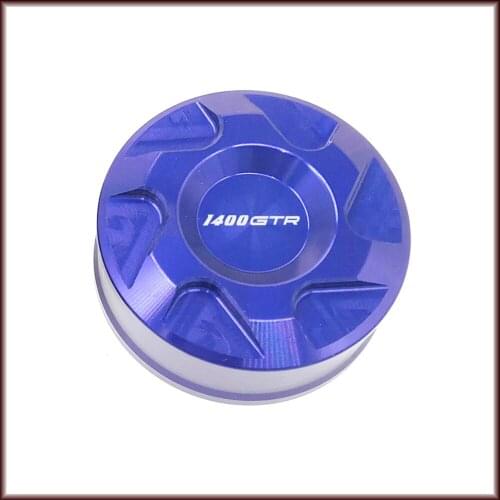 Rear Brake Fluid Reservoir Cover Cap For KAWASAKI GTR 1400 GTR1400 2006-2017 Motorcycle Accessories CNC Motor Parts