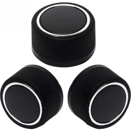 Rear Radio Volume Control Knob Pair Chrome for buick Cadillac Chevy GMC BR 1XCF