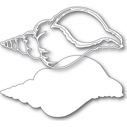 2021 AliliArts Metal Cutting Dies conch diy Scrapbooking Photo Album Decorative Embossing PaperCard Crafts Die