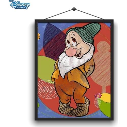 Disney Diamond Painting 5D DIY Cartoon Seven Dwarfs Series Cartoon Sticker Diamond Embroidery Handmade Decoration