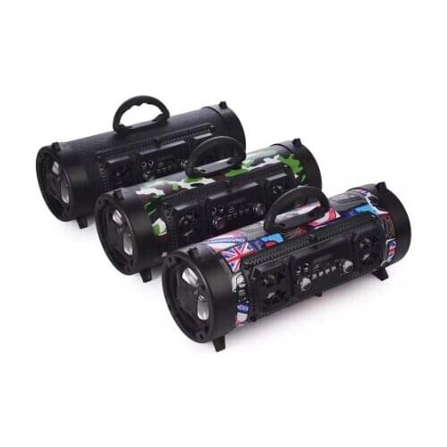 Bluetooth Speaker 3d Column 16w Portable Sound System Sound Bar Subwoofer Music Wireless Speaker