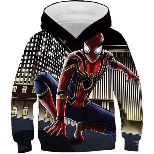 Marvel Spiderman T-shirt Short Sleeve Cartoon T-shirt For Kids Boys 3D Printed Tops Cartoon hulk Hip Hop Children Clothing