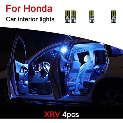 For Honda XR-V Car LED Bulbs Interior lights Rear Dome light Licence plate lights Car interior lights XRV Accessories