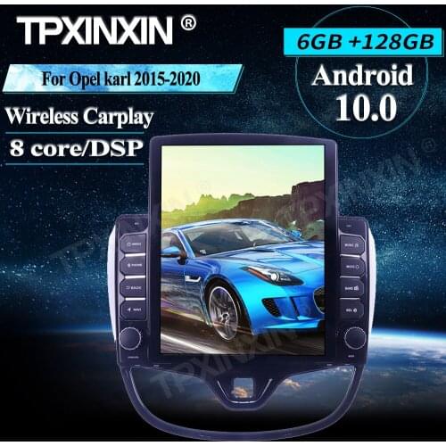For Opel karl 2015-2020 Android 10 128G Wireless Carplay Touch screen Stereo Receiver Car GPS Navigation Radio player Radio