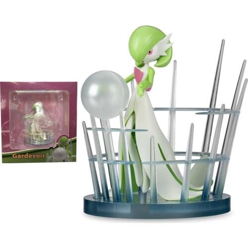 Pokemon Figures Battle Scene Gardevoir Anime Figure Collection Model Decorative Ornaments Action Toy Figure Toys for Children