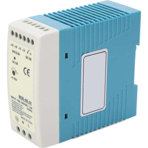 Switching Power Supply for Industrial PLC MDR-60-24 60W 2.5A 100-240VAC Input