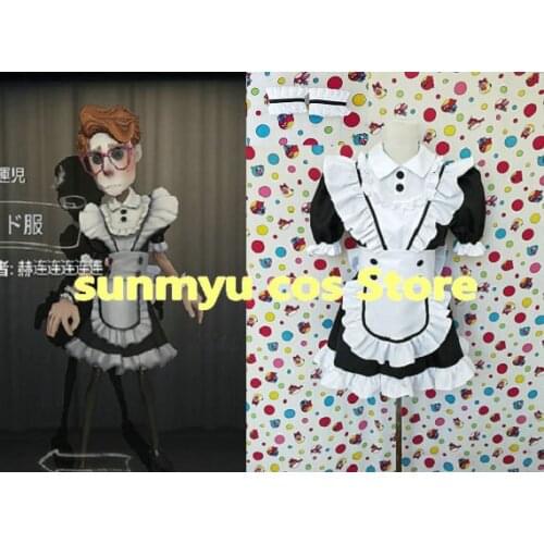 Free Shipping!Identity V Lucky Guy Unknown maid uniform Cosplay Costume,Size customizable,Halloween