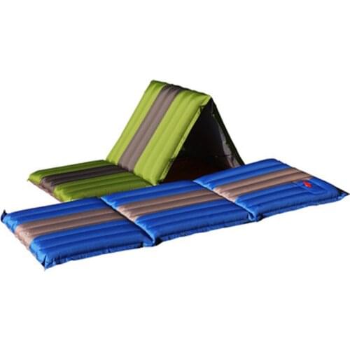 Outdoor Camp Tent Mattress Foldable Cushion Recliner Splicable Sleeping Pad Bed Moisture-proof Mat Inflatable Couch Picnic Chair