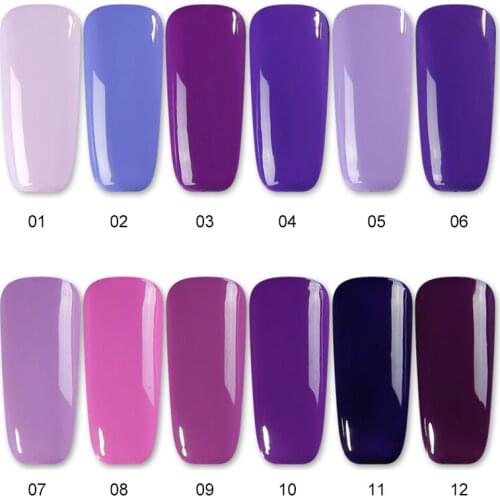 Lavender Violets UV LED Soak Off Nail Gel Polish Salon Professional Manicure Supplies MPwell