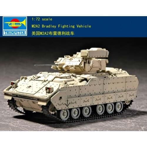 Trumpet 07296 1:72 M2A2 Bradley infantry combat vehicle Assembly model