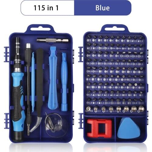 110 In 1 CRV Screwdriver Multi-function Screwing Screws Set Woodworking Electrician Tools Mobile Phone Repair Tool Screwdriver