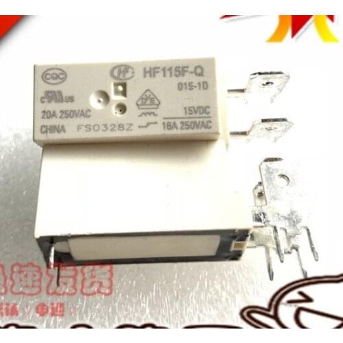 New stock hf115f-q 015-1d 4-pin 20A normally closed jqx-115f-q relay 15Vdc