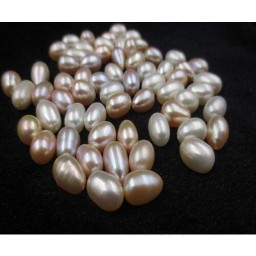 Wholesale 60pcc 8-9mm mix style freshwater pearl Half hole loose pearls