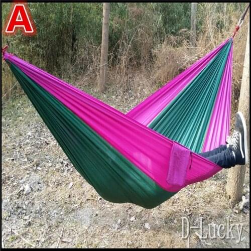 Hot!!!Portable 300 kg Load-bearing Outdoor Garden Hammock Hang Bed Travel Camping Swing Survival Outdoor Sleeping Free Shipping