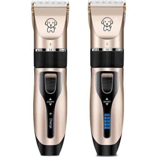 Professional Grooming Kit Rechargeable Cat Dog Hair Trimmer Low-Noise Electric Pet Hair Clipper Shaver Set 18650 battery