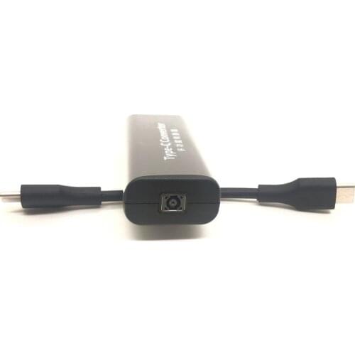 Laptop Power Jack Connector Dc Adapter Converter 4.5*3.0mm Female to USB Type C Plug for Macbook Hp Lenovo Type-C Charger